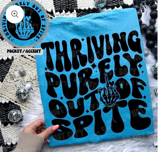 Thriving purely out of spite